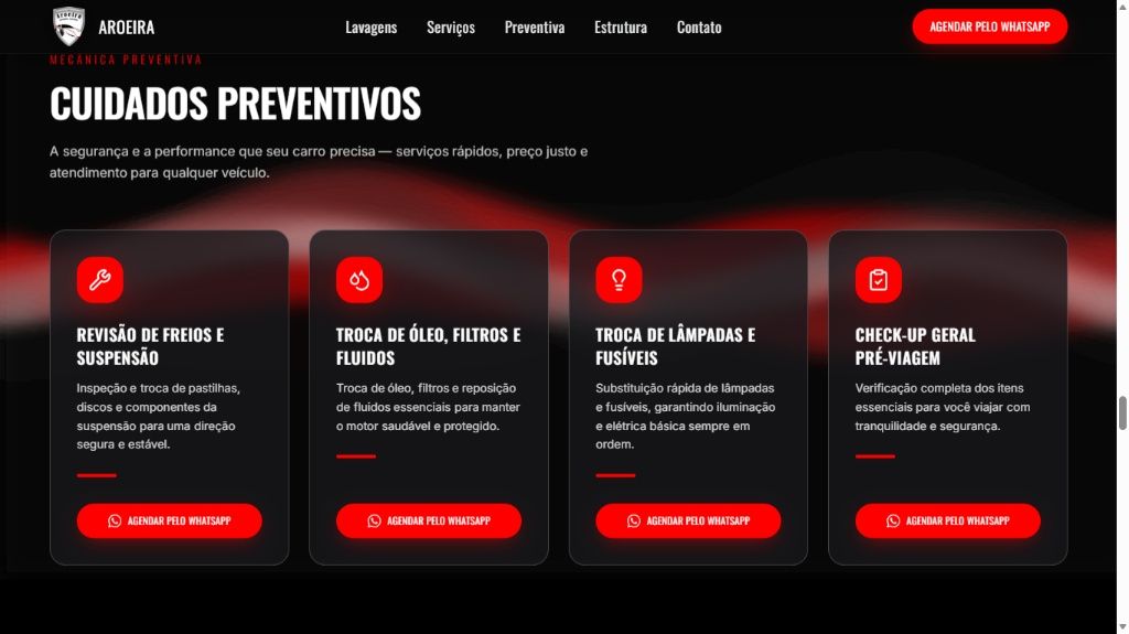 Aroeira Estética Automotiva — tela 2